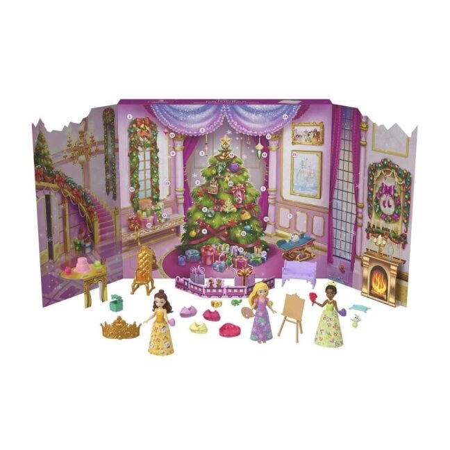 Advento kalendorius mergaitėms Mattel Disney Princess 2 Advento kalendorius mergaitėms Mattel Disney Princess 2