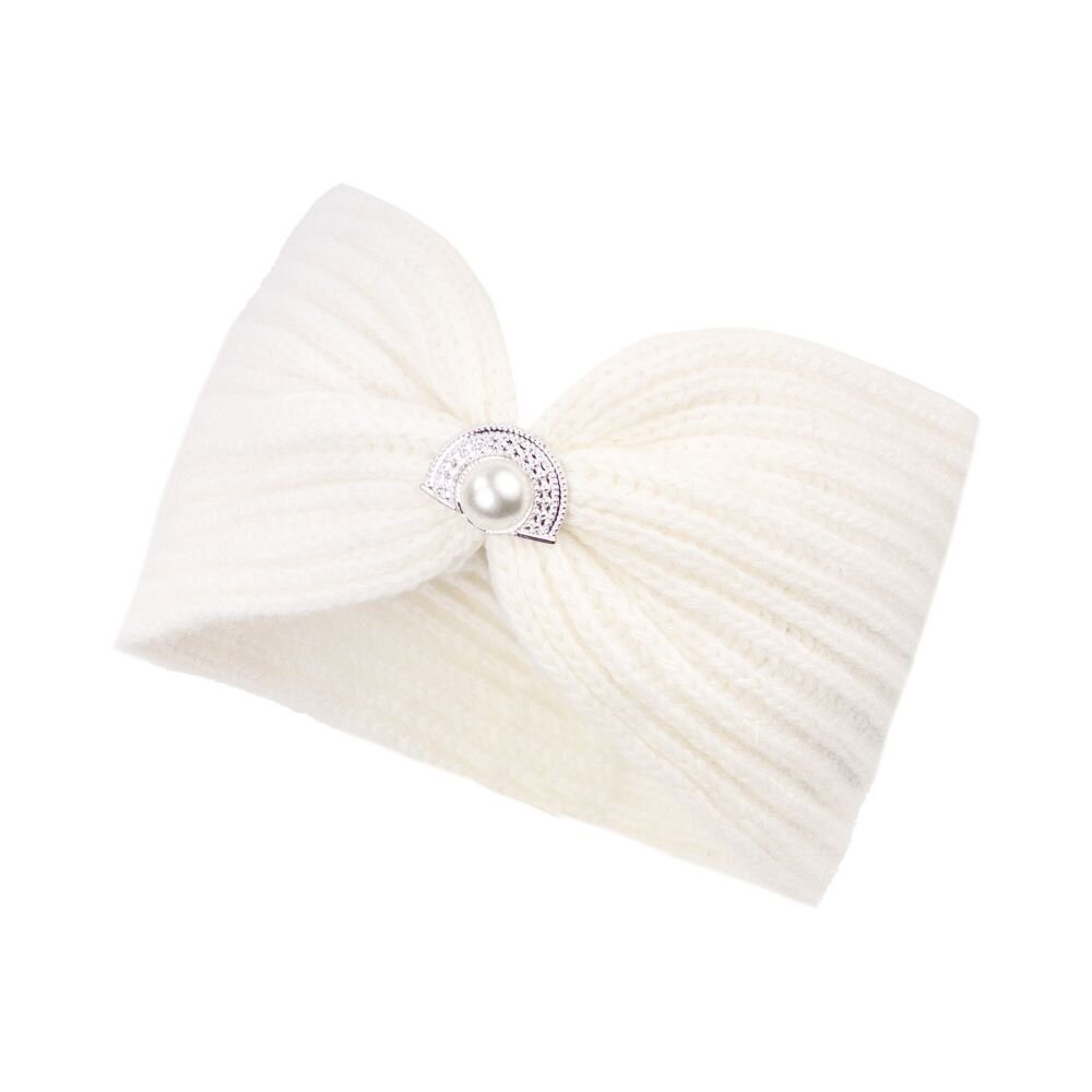 Ivory knitted wool & cashmere headband Jamiks Granada Ivory knitted wool & cashmere headband Jamiks Granada
