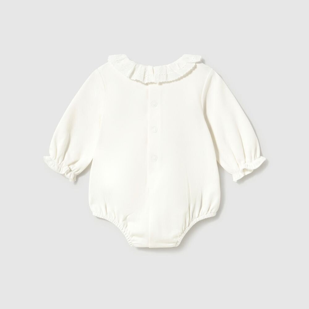 Baby girl white long sleeve bodysuit Mayoral 2770 1
