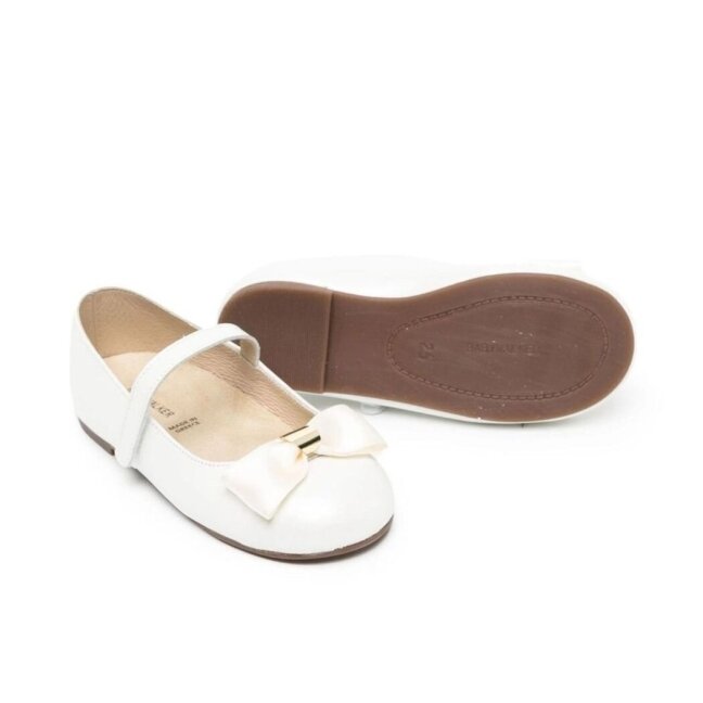 BabyWalker white ballerina shoes with satin bow 3 BabyWalker white ballerina shoes with satin bow 3