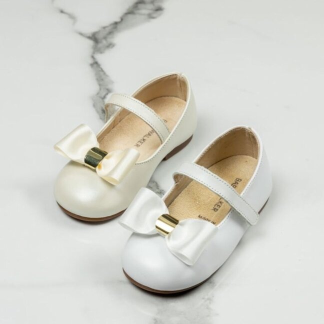 BabyWalker white ballerina shoes with satin bow 4 BabyWalker white ballerina shoes with satin bow 4