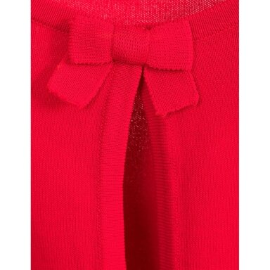 Girls red tricot bow cardigan Abel & Lula 5323 Girls red tricot bow cardigan Abel & Lula 5323