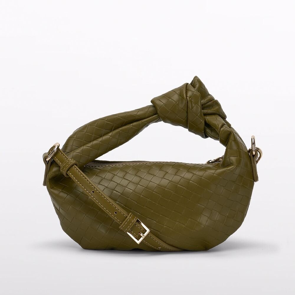 Chaki odinė hobo rankinė Abel & Lula 5935 1