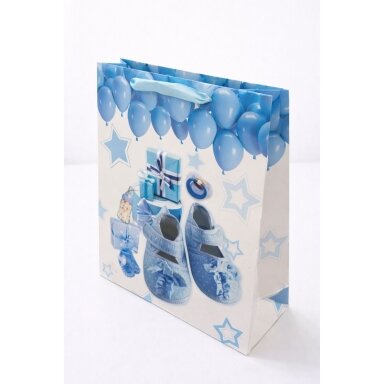 Dovanų maišelis "Blue Balloons" mėlynas 25 x 32 x 9 cm Dovanų maišelis "Blue Balloons" mėlynas 25 x 32 x 9 cm