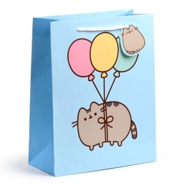 Dovanų maišelis "Pusheen the cat balloons" 33 x 26 x 12 cm Dovanų maišelis "Pusheen the cat balloons" 33 x 26 x 12 cm