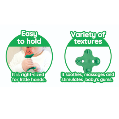 EDISONmama watermelon-shaped baby teether 3mth+ EDISONmama watermelon-shaped baby teether 3mth+
