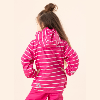 Huppa Girls pink rain jacket Jackie Huppa Girls pink rain jacket Jackie