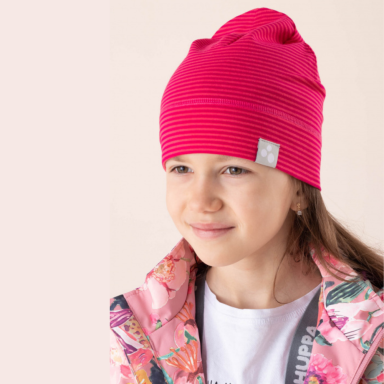 Huppa medvilnės kepurė SILAS fuchsia Huppa medvilnės kepurė SILAS fuchsia