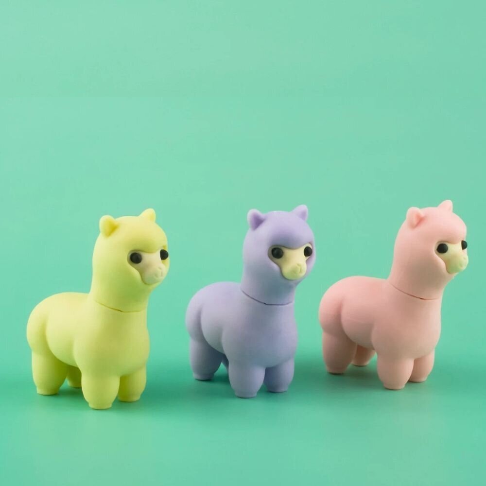 Iwako puzzle-eraser pink Lama 3 Iwako puzzle-eraser pink Lama 3