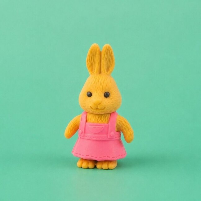 Iwako puzzle-eraser pink Rabbit Iwako puzzle-eraser pink Rabbit
