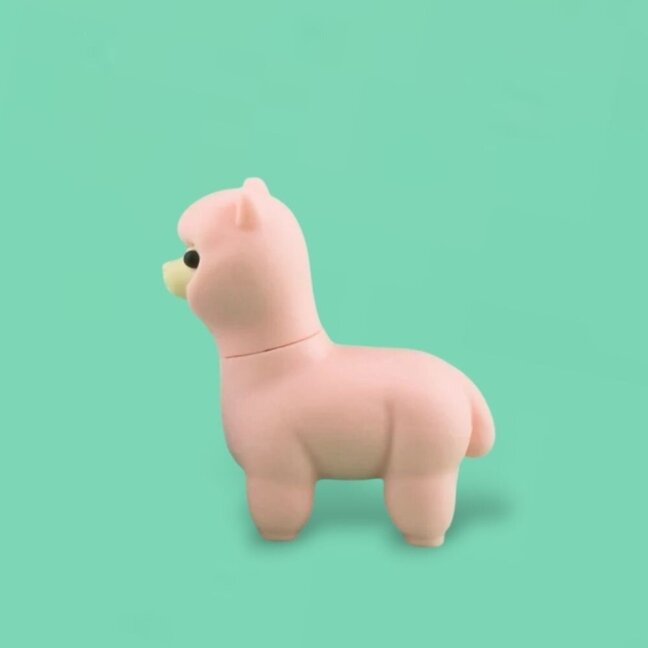 Iwako puzzle-eraser pink Lama 1 Iwako puzzle-eraser pink Lama 1
