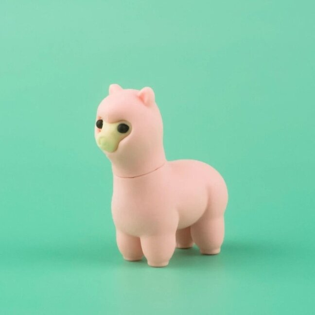 Iwako puzzle-eraser pink Lama Iwako puzzle-eraser pink Lama