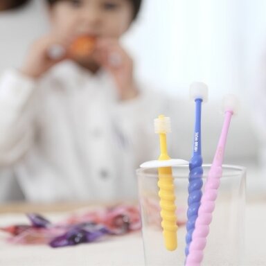 Japanese Baby Toothbrush with 360° Ultra-Soft Bristles Japanese Baby Toothbrush with 360° Ultra-Soft Bristles