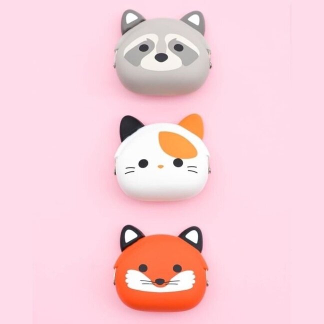 Japanese silicone coin purse “3D Fox” 2 Japanese silicone coin purse “3D Fox” 2