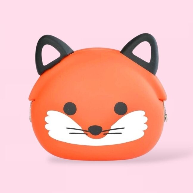 Japanese silicone coin purse “3D Fox” Japanese silicone coin purse “3D Fox”