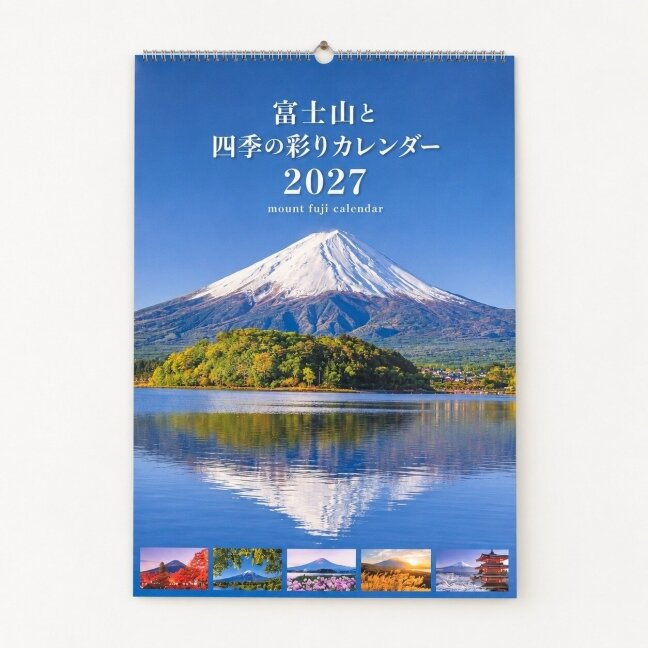 Japoniškas sieninis kalendorius "Mount Fuji" 2027 Japoniškas sieninis kalendorius "Mount Fuji" 2027