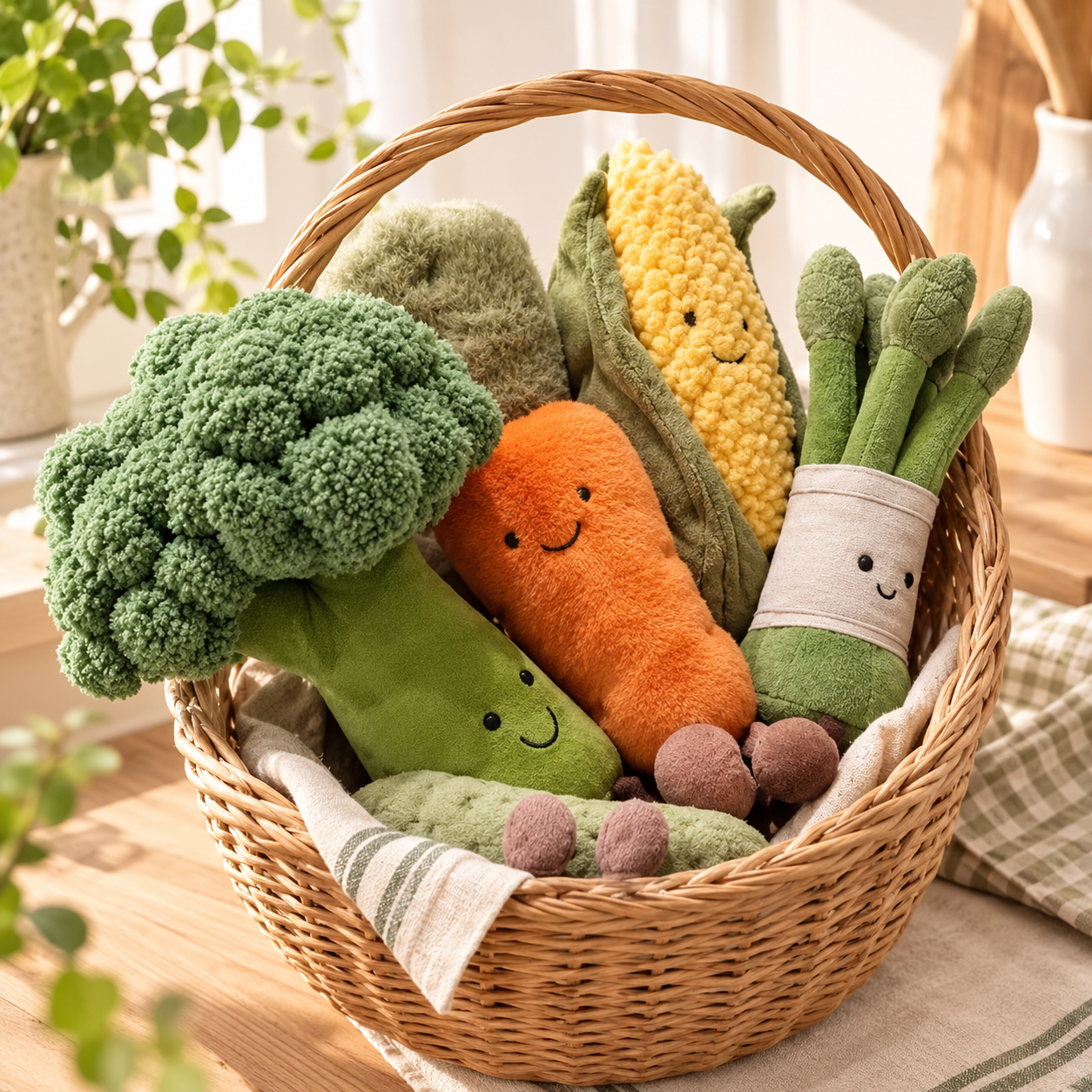 Jellycat Amuseables Asparagus soft toy 3 Jellycat Amuseables Asparagus soft toy 3