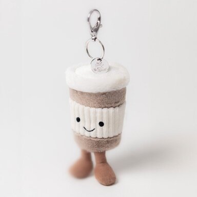 Jellycat kavos puodelio rankinės pakabukas Amuseables Coffee-to-Go Jellycat kavos puodelio rankinės pakabukas Amuseables Coffee-to-Go