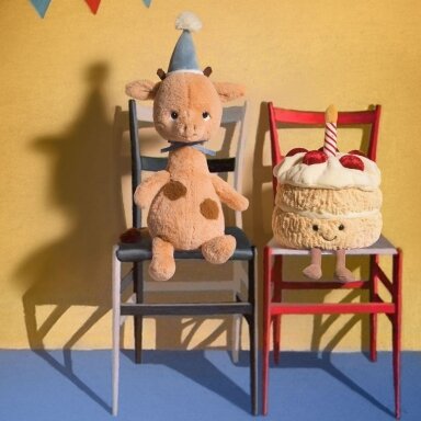 Jellycat pliušinis žaislas Amuseables Birthday Cake