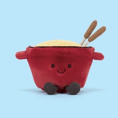 Jellycat pliušinis žaislas Amuseables Cheese Fondue