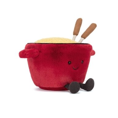 Jellycat pliušinis žaislas Amuseables Cheese Fondue