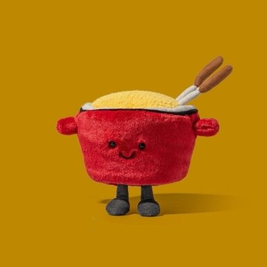 Jellycat pliušinis žaislas Amuseables Cheese Fondue