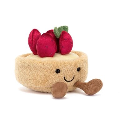 Jellycat pliušinis žaislas Amuseables Fleurette Tarte Aux Fraises Jellycat pliušinis žaislas Amuseables Fleurette Tarte Aux Fraises