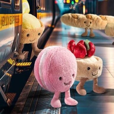 Jellycat pliušinis žaislas Amuseables Fleurette Tarte Aux Fraises