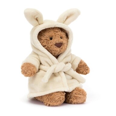 Jellycat pliušinis žaislas Bartholomew Bear Bathrobe Jellycat pliušinis žaislas Bartholomew Bear Bathrobe