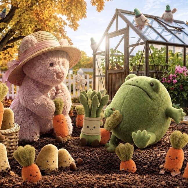 Jellycat Amuseables Asparagus soft toy 8 Jellycat Amuseables Asparagus soft toy 8