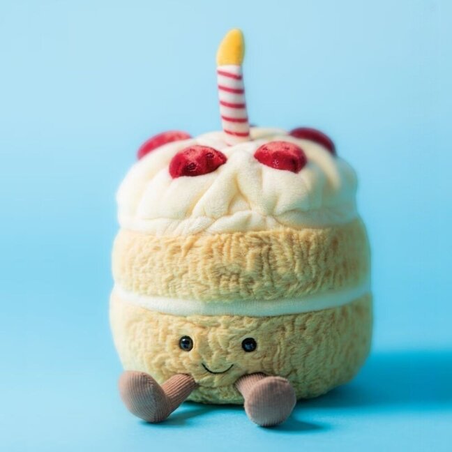 Jellycat pliušinis žaislas Amuseables Birthday Cake