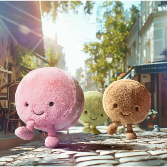 Jellycat pliušinis žaislas Amuseables Max Macaron 7
