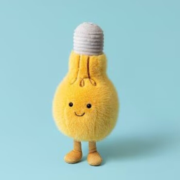 Jellycat Amuseables Lightbulb soft toy Jellycat Amuseables Lightbulb soft toy