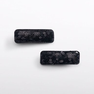 Girls black sequin mini hair clips Abel & Lula 5912 Girls black sequin mini hair clips Abel & Lula 5912