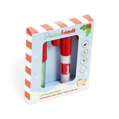 Kalėdiniai lūpų blizgiai „Candy Cane“ Kalėdiniai lūpų blizgiai „Candy Cane“