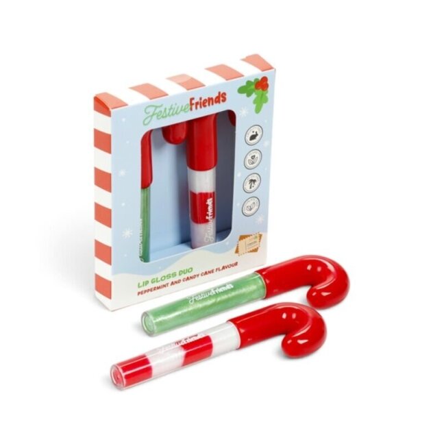 Kalėdiniai lūpų blizgiai „Candy Cane“