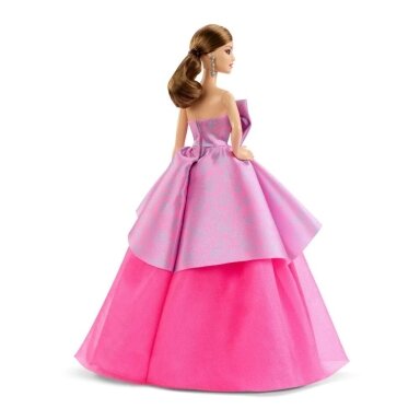 Kolekcinė Barbie lėlė su rožine suknele Kolekcinė Barbie lėlė su rožine suknele