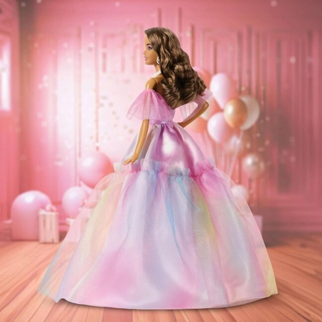Kolekcinė Barbie Signature Birthday Wishes lėlė pastel rainbow 2 Kolekcinė Barbie Signature Birthday Wishes lėlė pastel rainbow 2