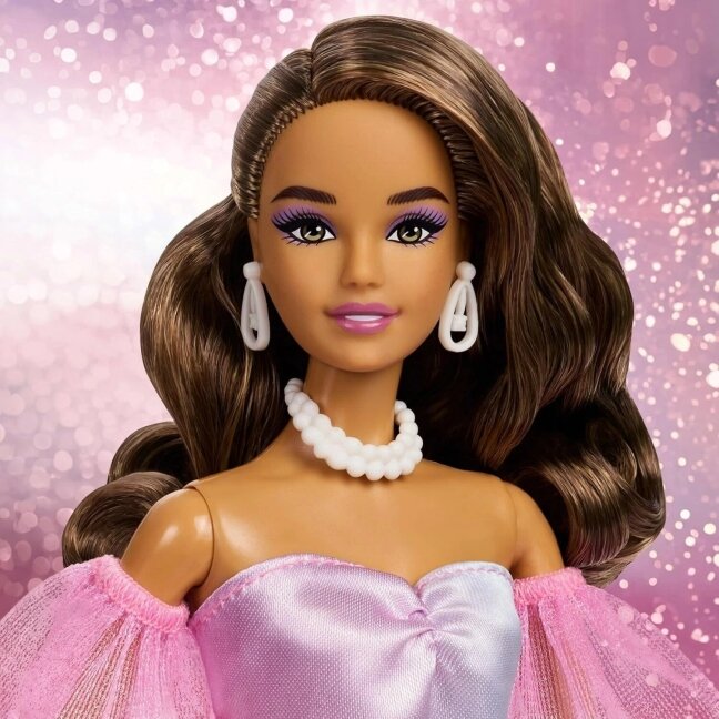 Kolekcinė Barbie Signature Birthday Wishes lėlė pastel rainbow 3