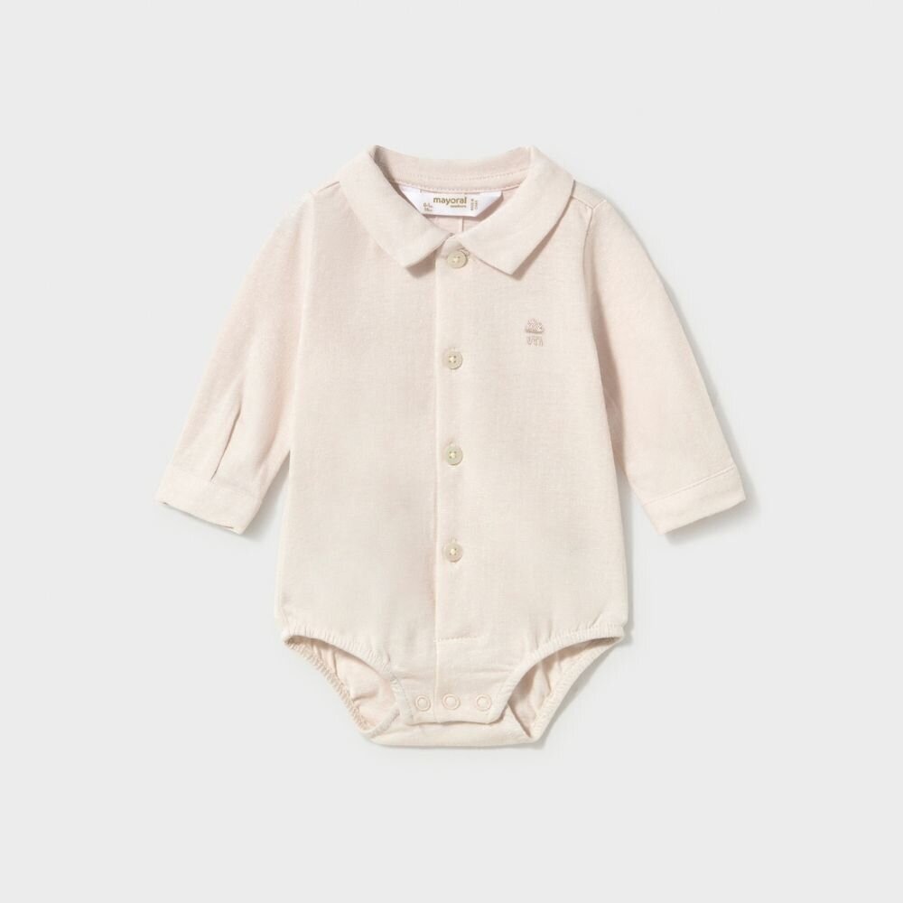Baby boy shirt-style bodysuit with long sleeves Mayoral 2775 Baby boy shirt-style bodysuit with long sleeves Mayoral 2775