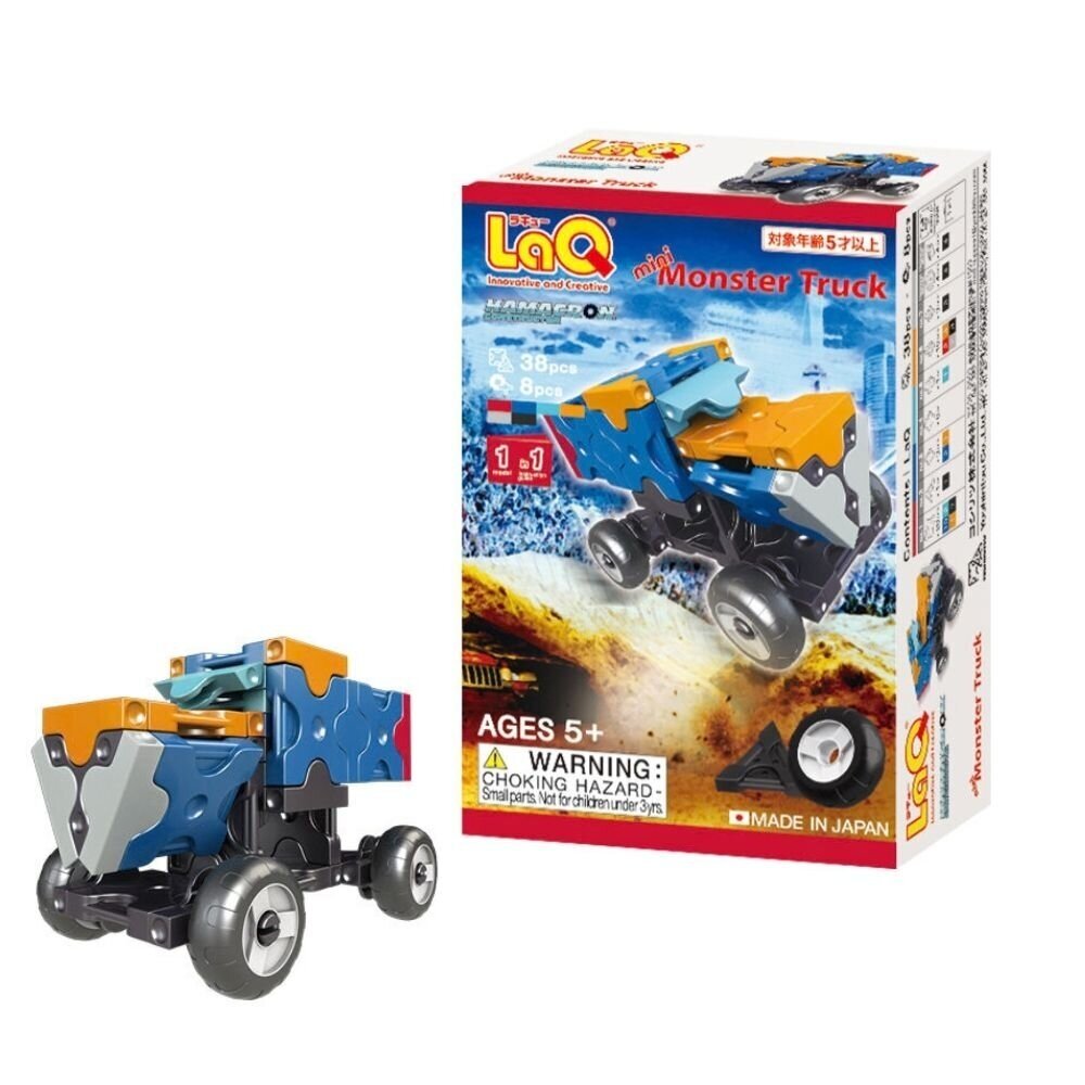 LaQ constructor "Hamacron mini Monster Truck" LaQ constructor "Hamacron mini Monster Truck"