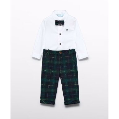 Boys trousers set green Abel & Lula 15703 Boys trousers set green Abel & Lula 15703