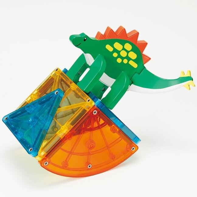 Magnetinis konstruktorius "Pythagoras" su interaktyviais dinozaurais 3m+ 4