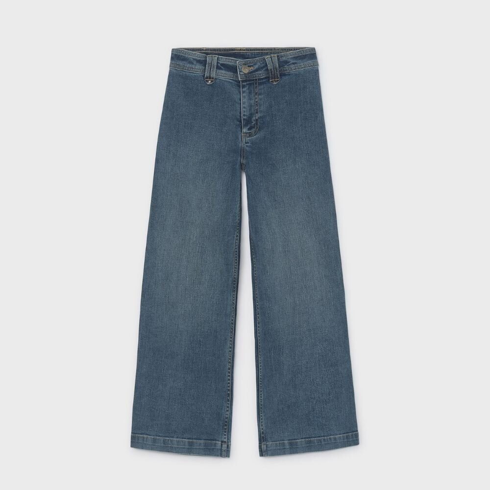 Girls blue wide-leg jeans Mayoral 7503 2 Girls blue wide-leg jeans Mayoral 7503 2