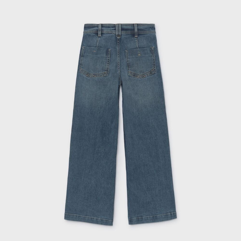 Girls blue wide-leg jeans Mayoral 7503 3