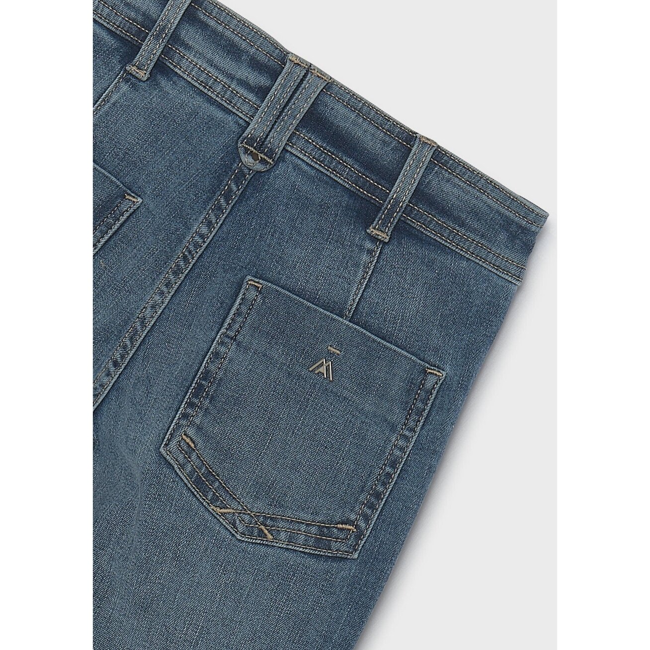 Girls blue wide-leg jeans Mayoral 7503 4