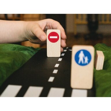 Mediniai kelio ženklai WayToPlay Traffic Signs