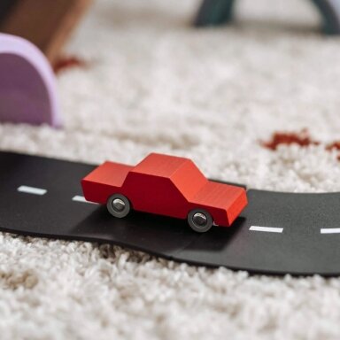 Medinis raudonas automobilis WayToPlay Back and Forth