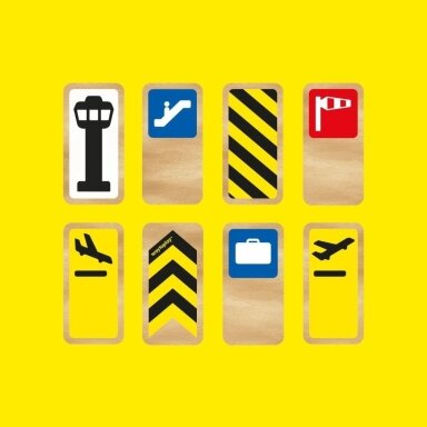 Mediniai kelio ženklai WayToPlay Airport Signs
