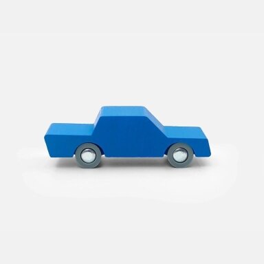 Medinis mėlynas automobilis WayToPlay Back and Forth